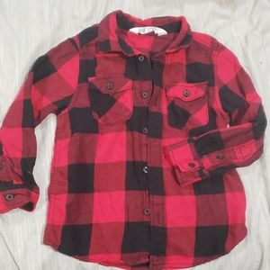 Long Sleeve button up flannel shirt